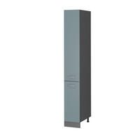 APOTHEKERSCHRANK R-Line Blau-Grau 30 cm - Anthrazit/Blaugrau, Holzwerkstoff (30/207/57.2cm) - Vicco