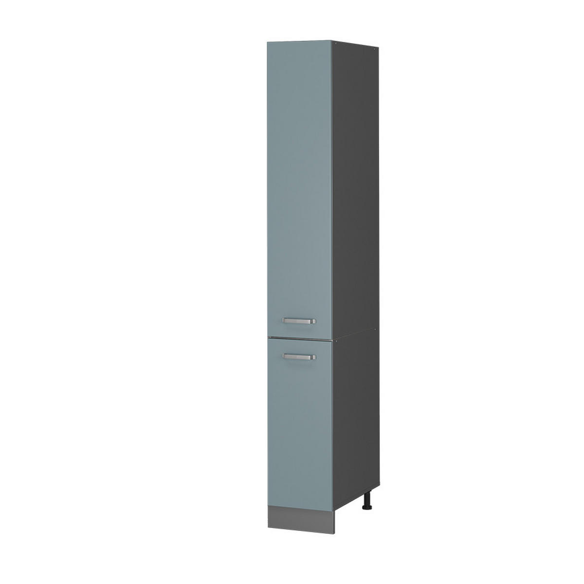 APOTHEKERSCHRANK R-Line Blau-Grau 30 cm - Anthrazit/Blaugrau, Holzwerkstoff (30/207/57.2cm) - Vicco