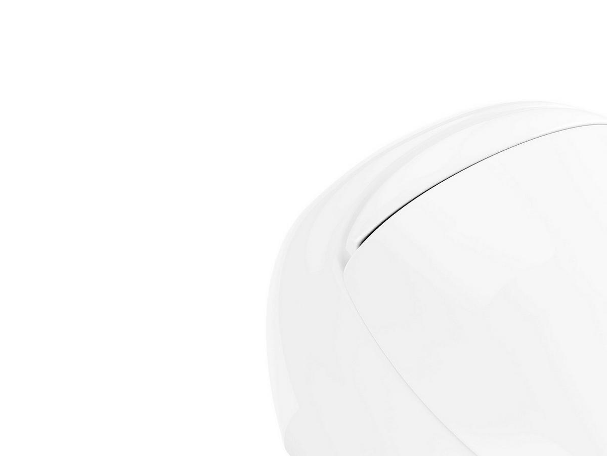 HÄNGE WC - 40 cm x 58 cm - keramik - weiß Huro - Weiß, Keramik (40/39/58cm) - Vente-Unique