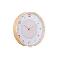 WANDUHR Chica Ø25 cm - Multicolor, Holz (25/25/4.5cm) - Karlsson