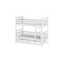 ETAGENBETT WEIß - Weiß, Holz (90/200cm) - FURNLUX