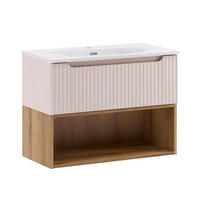 WASCHTISCH 81cm Riva Kaschmir - Beige, Holzwerkstoff (81/60/40cm) - Petits-meubles
