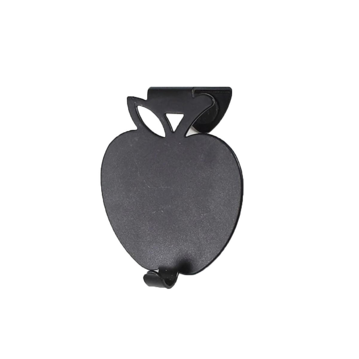 ÄPPLEDEKORERAD kökshanddukskrok - Svart, Metall (4/7.5/6.2cm) - Calicosy