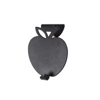 ÄPPLEDEKORERAD kökshanddukskrok - Svart, Metall (4/7.5/6.2cm) - Calicosy