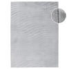 KURZFLOR-TEPPICH Waves 503 Grau 80x150 cm - Grau, Textil (80/150cm) - carpet city