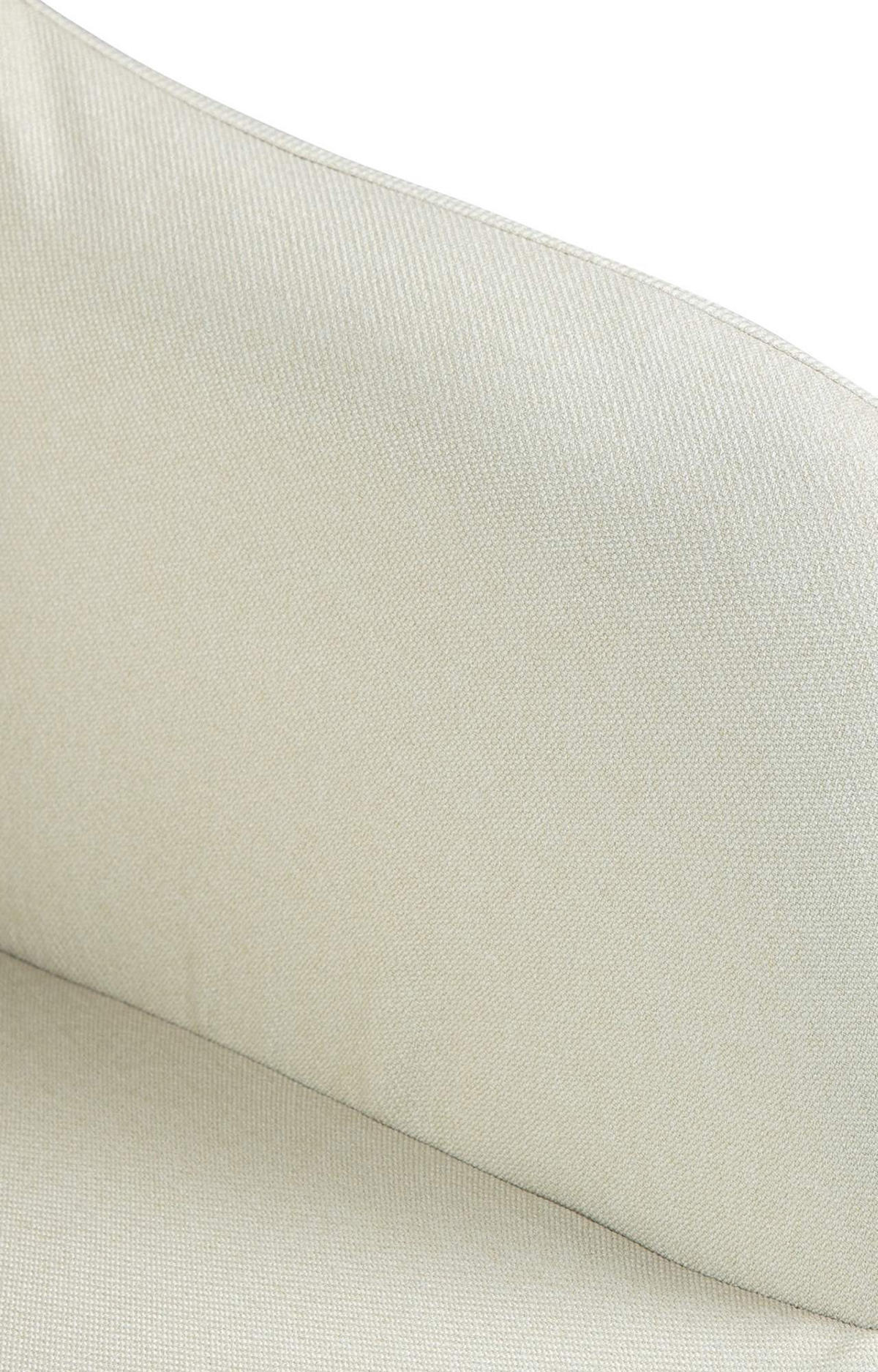 BARHOCKER Stoff creme - Chromfarben/Creme, Textil (57/97/59cm) - CLP