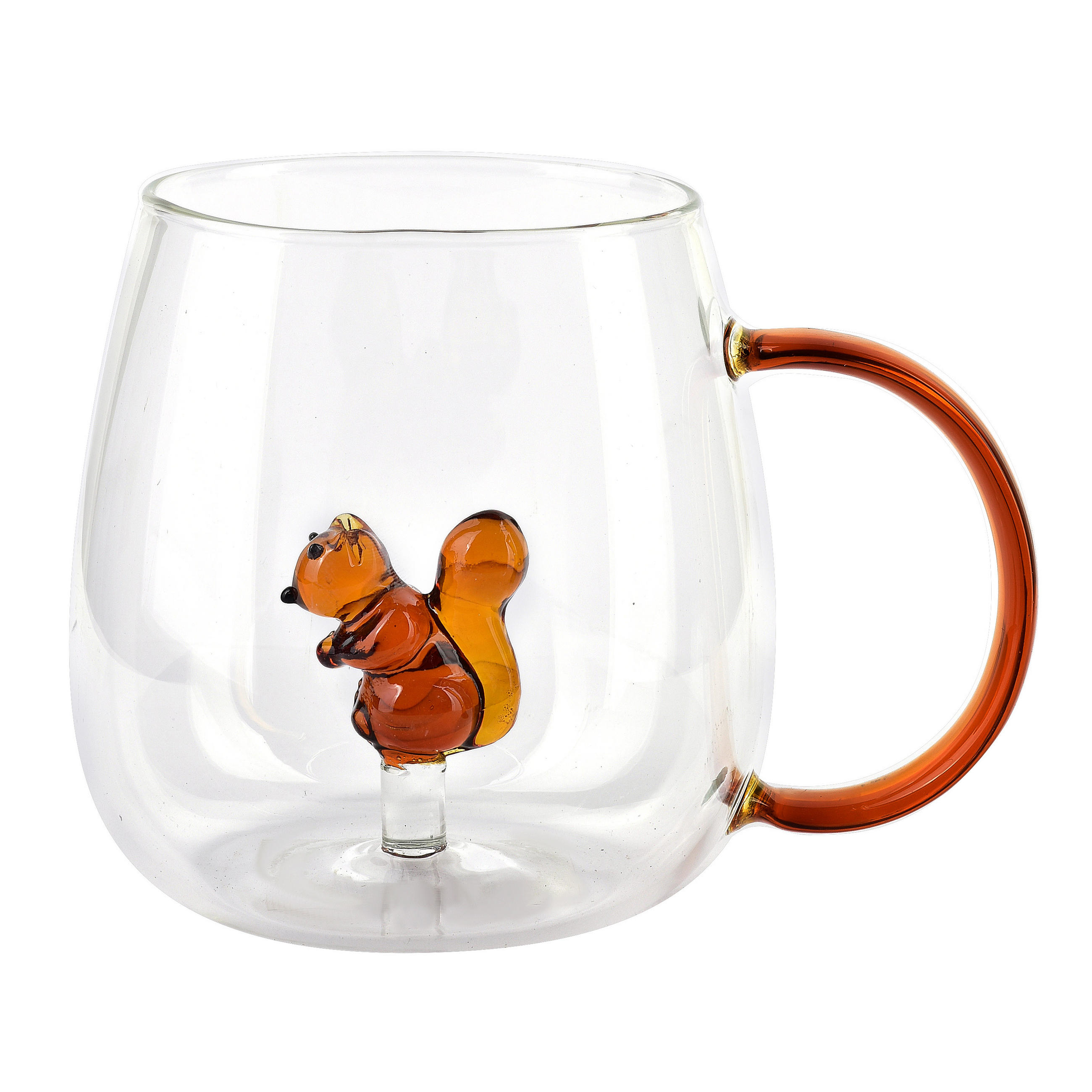 BECHER Squirrel Borosilikatglas - Transparent, Glas (0.4L) - Mondex