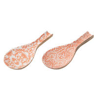 LÖFFELHALTER OW (2ER SET) - Orange, Holz (11.5/1.5/25cm) - J-Line