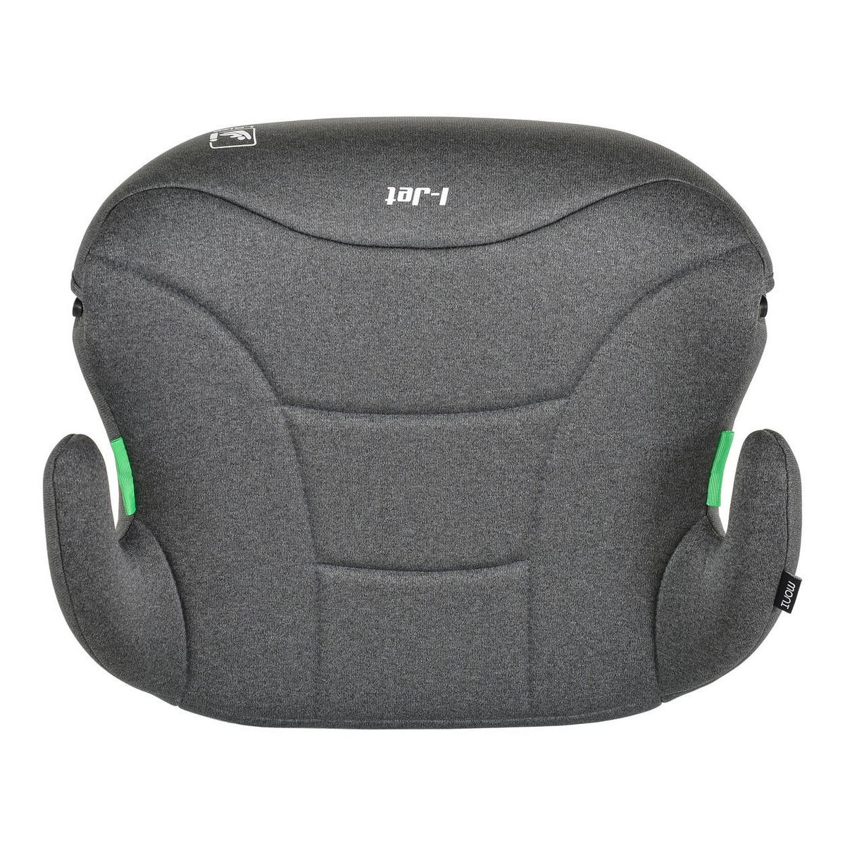 SITZERHÖHUNG i-Jet grau (125-150cm) Gruppe 3, Getränkehalter Isofix - Grau, Kunststoff (37/19/42cm) - Moni