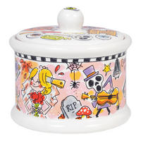 VORRATSDOSE Halloween in Bunt - 13cm - Multicolor, Keramik (14/13/14.3cm) - Blond Amsterdam