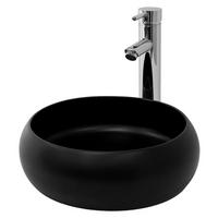 WASCHBECKEN - Schwarz, Keramik (35/12/35cm) - ML-DESIGN