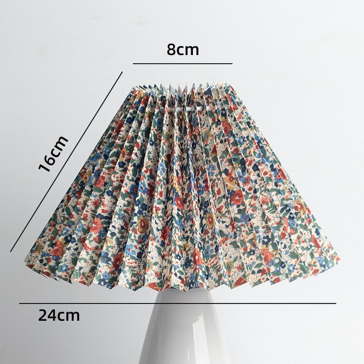 LAMPENSCHIRM Stoff 25/14 cm - Gelb, Kunststoff (15/24/2cm) - Weltevree