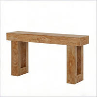 KONSOLENTISCH Braun 160/35/85 cm - Braun, Holz (35/160/85cm) - PANGIVO