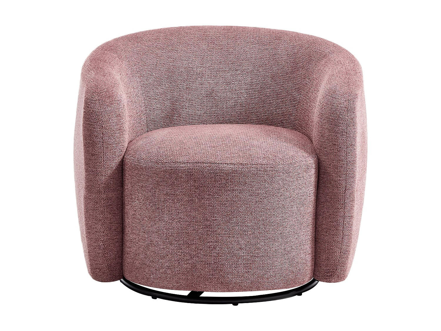 SESSEL mit gerader Rückenlehne - 1 Person - Stoff - Rosa - - Pink, Textil (80/67/76cm) - Vente-Unique