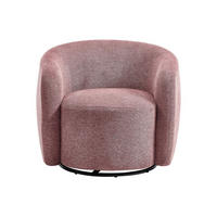 SESSEL mit gerader Rückenlehne - 1 Person - Stoff - Rosa - - Pink, Textil (80/67/76cm) - Vente-Unique