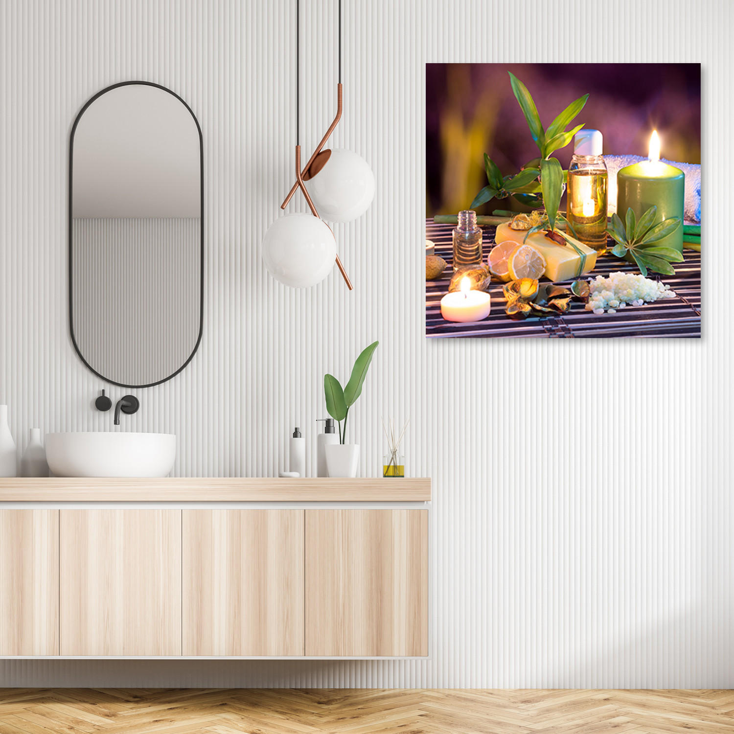 BILD, Abstraktionen - Farbe 50x50cm - Multicolor, Textil (50/50cm) - Feeby