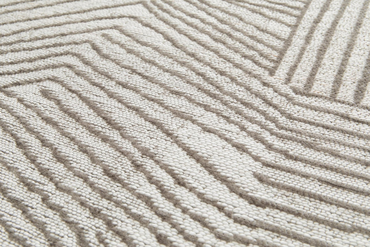 TEPPICH für Innen und Außen aus recycelten Fasern grau - Grau, Textil (160/230cm) - AFK Living