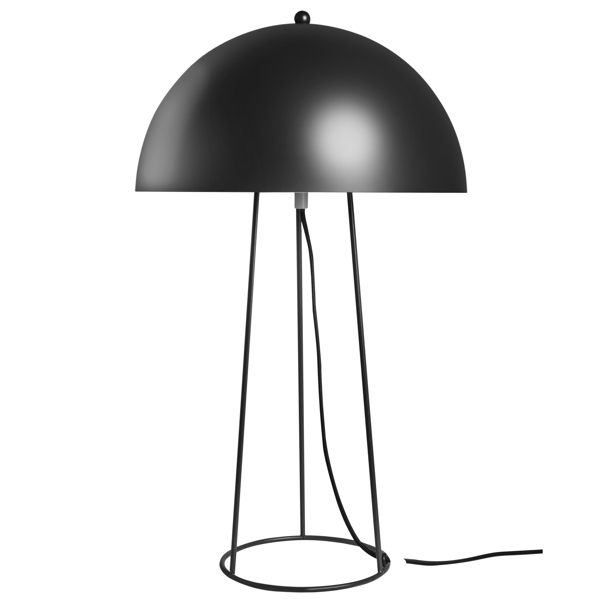 TISCHLAMPE Metall Schwarz Mopan - Schwarz, Metall (30/30/52cm) - Beliani