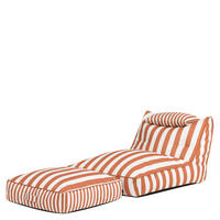 SITZSACK Outdoor mit Bodenkissen Nova - Orange, Textil (84/68/180cm) - icon