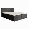 POLSTERBETT Topiq 184/203/103 schwarz - Schwarz, Holzwerkstoff/Textil (180/200cm) - Beautysofa