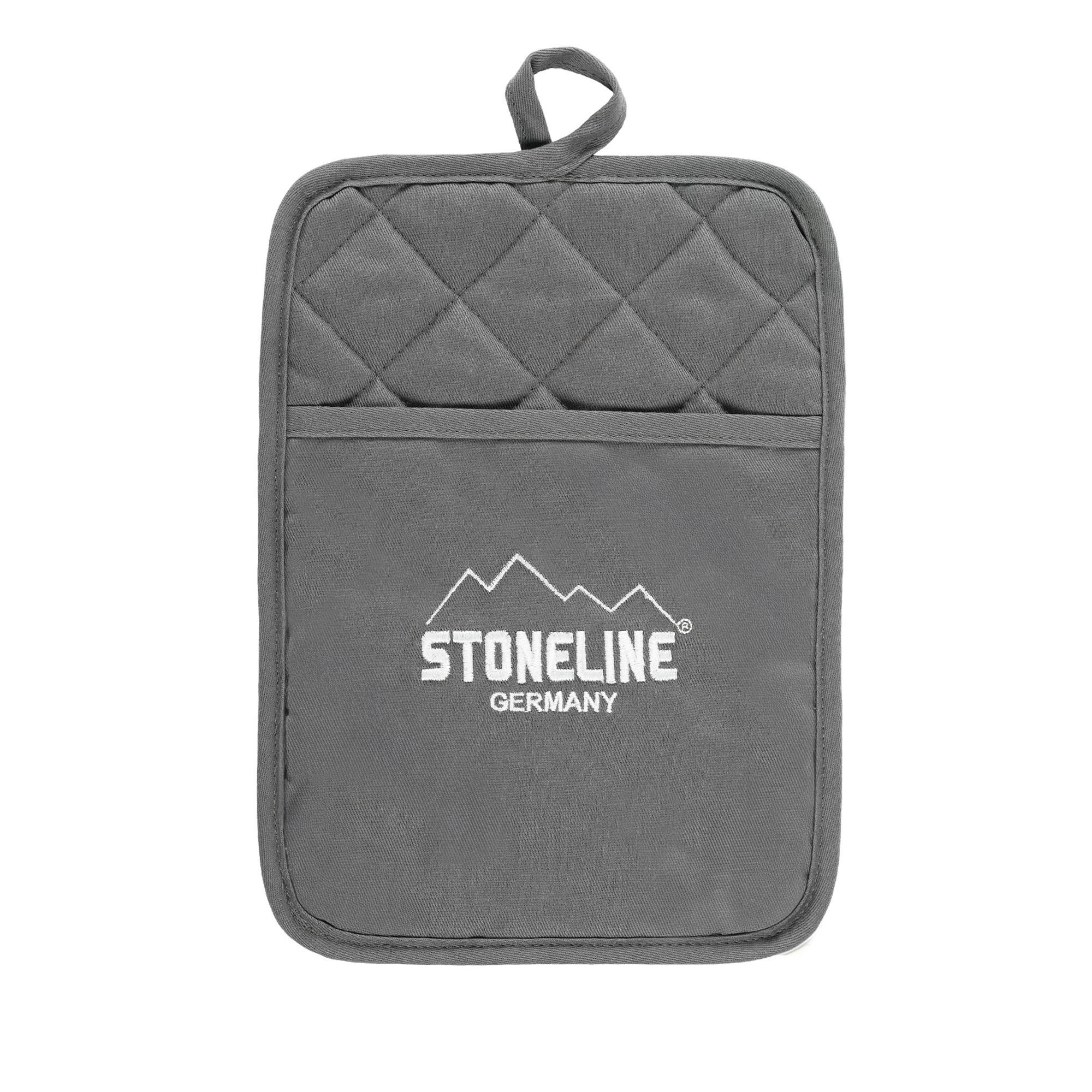 Stoneline Topflappen Grau 18x25 cm