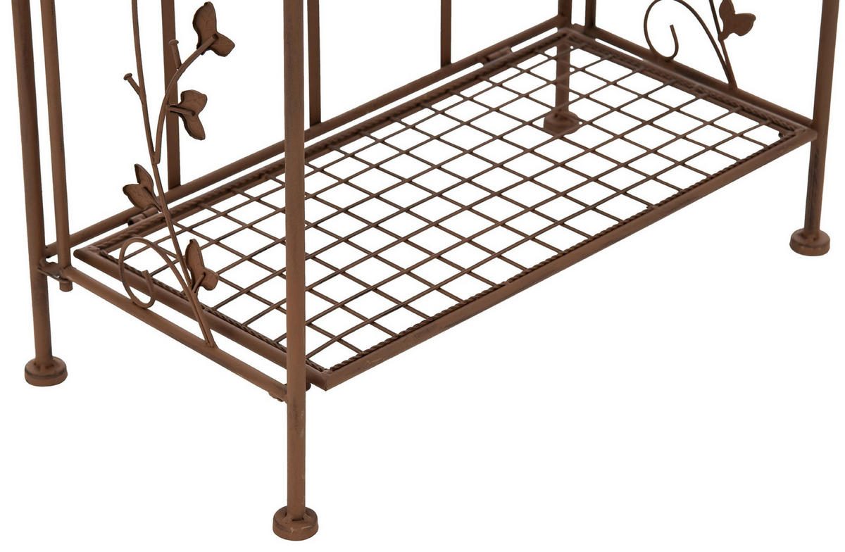 STANDREGAL Aaron antik braun - Braun, Metall (60/158/33cm) - TPFGarden