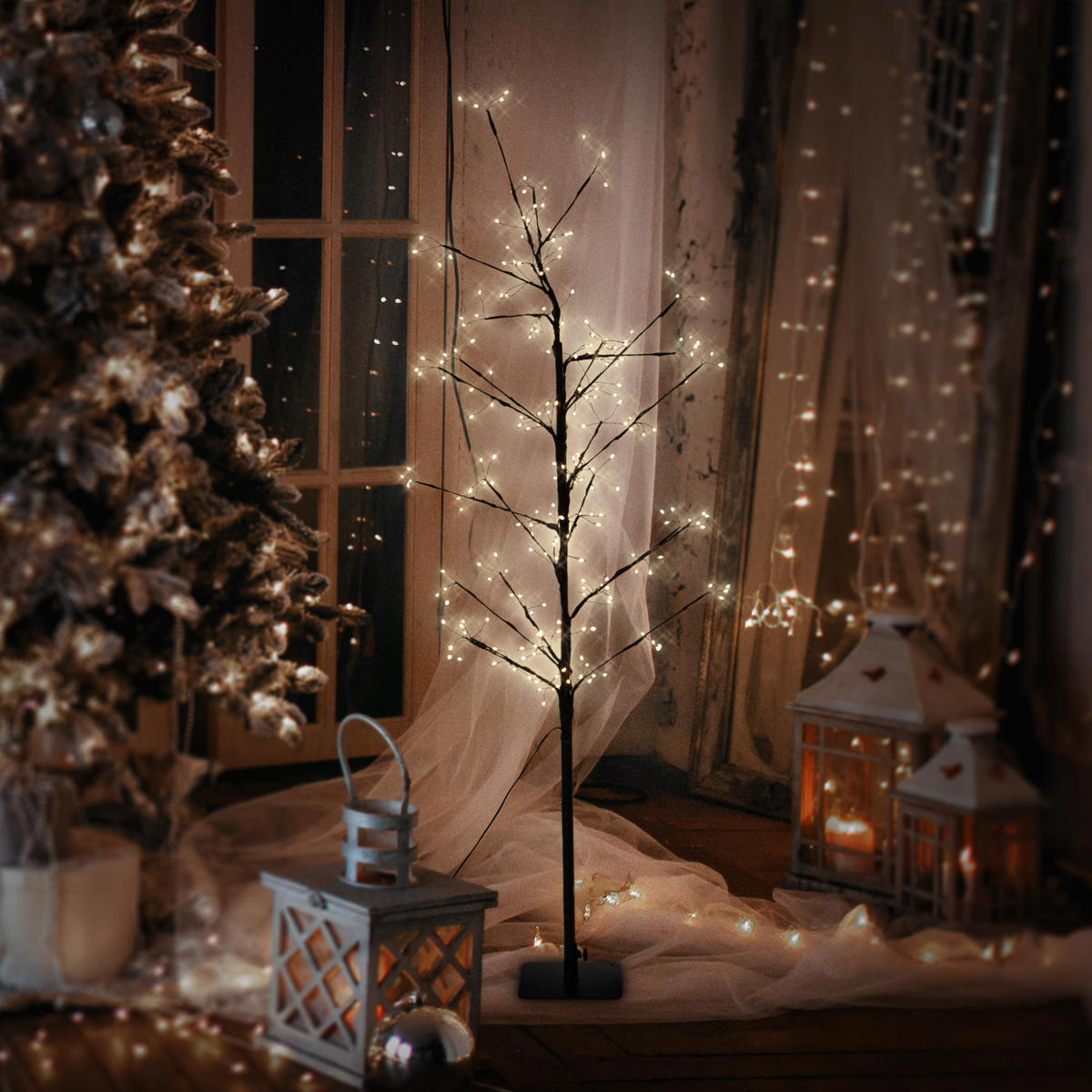 WEIHNACHT Baum - Braun, Kunststoff (45/120/45cm) - ECD-Germany