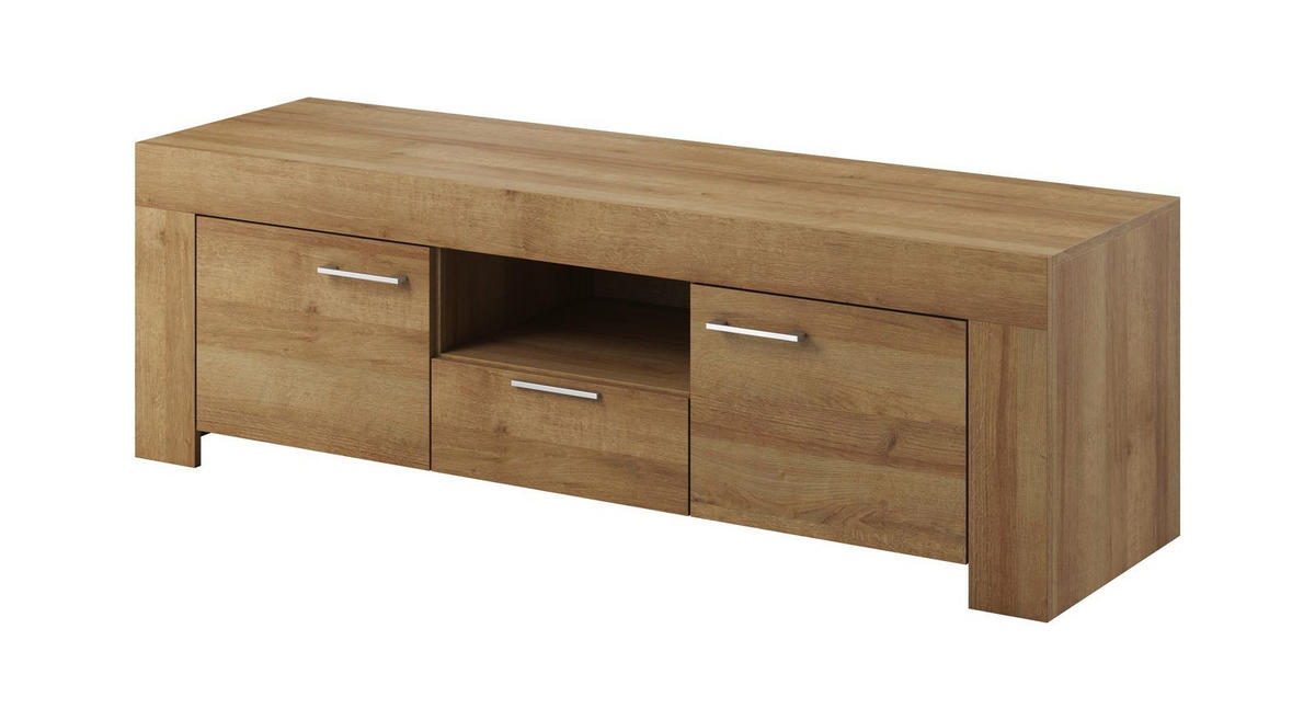 WOHNZIMMER Set 2-tlg. – SRTV155 – Sky – Eichefarben - Eichefarben, Holzwerkstoff (155/50/47cm) - hi-markt