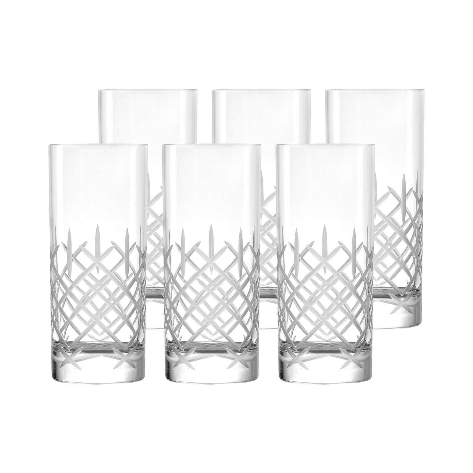 SAFTGLÄSER New York Bar Club transparent 380 ml 6er Set - Transparent, Glas (0.38L) - Stölzle Lausitz