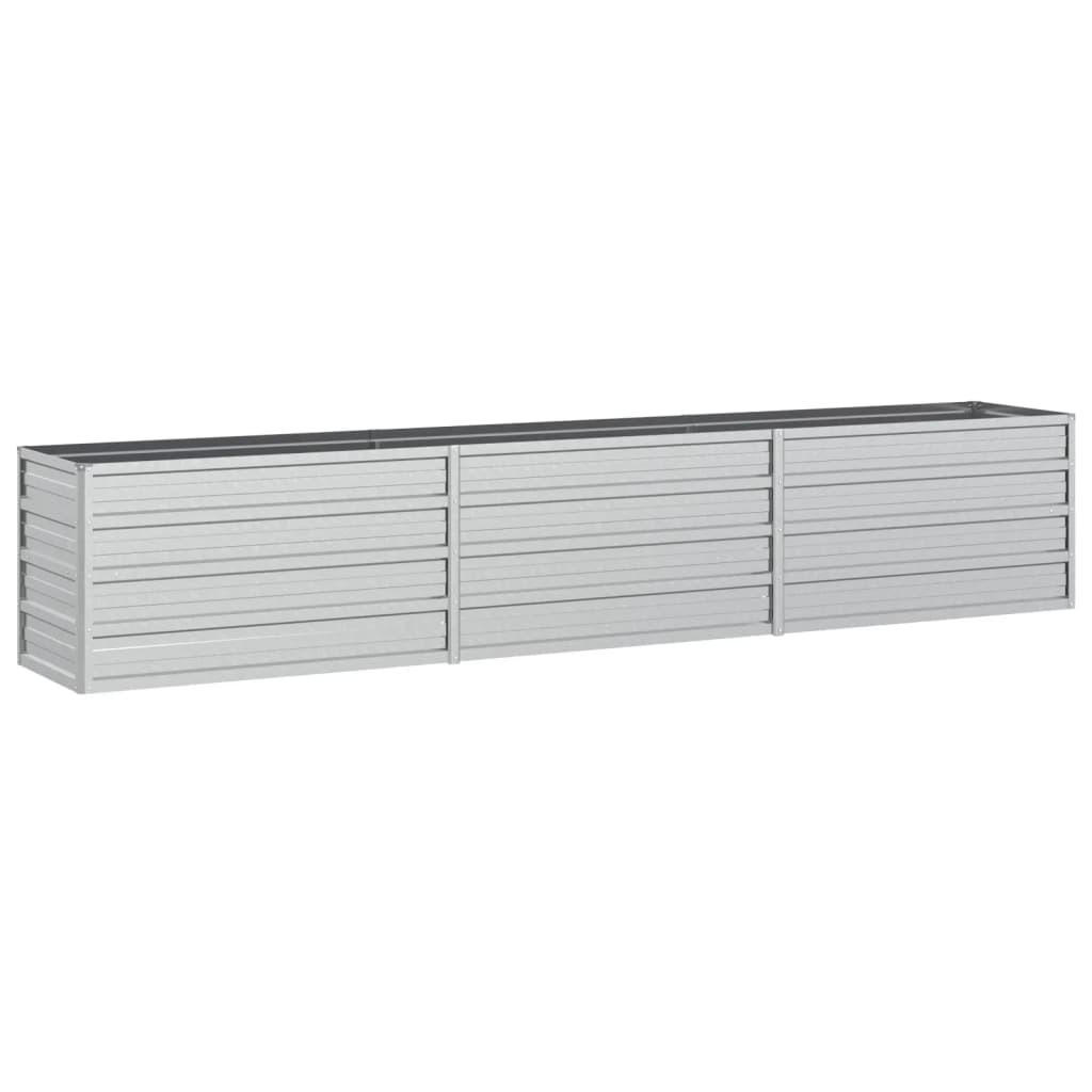 Deluke Hochbeet Silber 240x45x40 cm