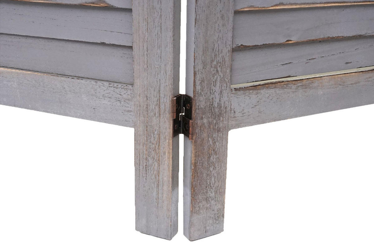 PARAVENT Grau - Grau, Holz (200/170/2cm) - MCW