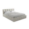 POLSTERBETT mit Bettkasten und Lattenrost 180x228 Beige - Beige/Schwarz, Kunststoff/Textil (160/200cm) - Makamii