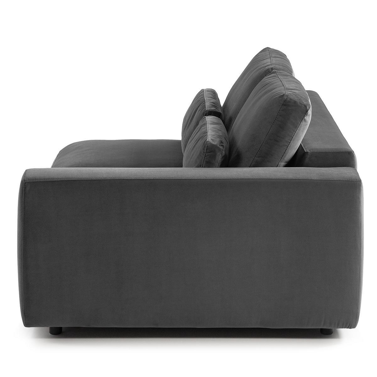 2-SITZER MODULSOFA - Grau, Textil (158/80/117cm) - home24