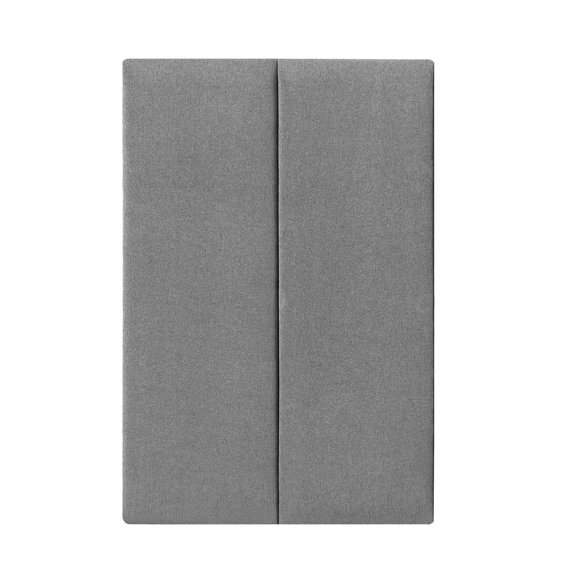 KOPFPOLSTER-SET 2 TLG. Carpino - Hellgrau, Textil (3/30/90cm) - [neu.haus]