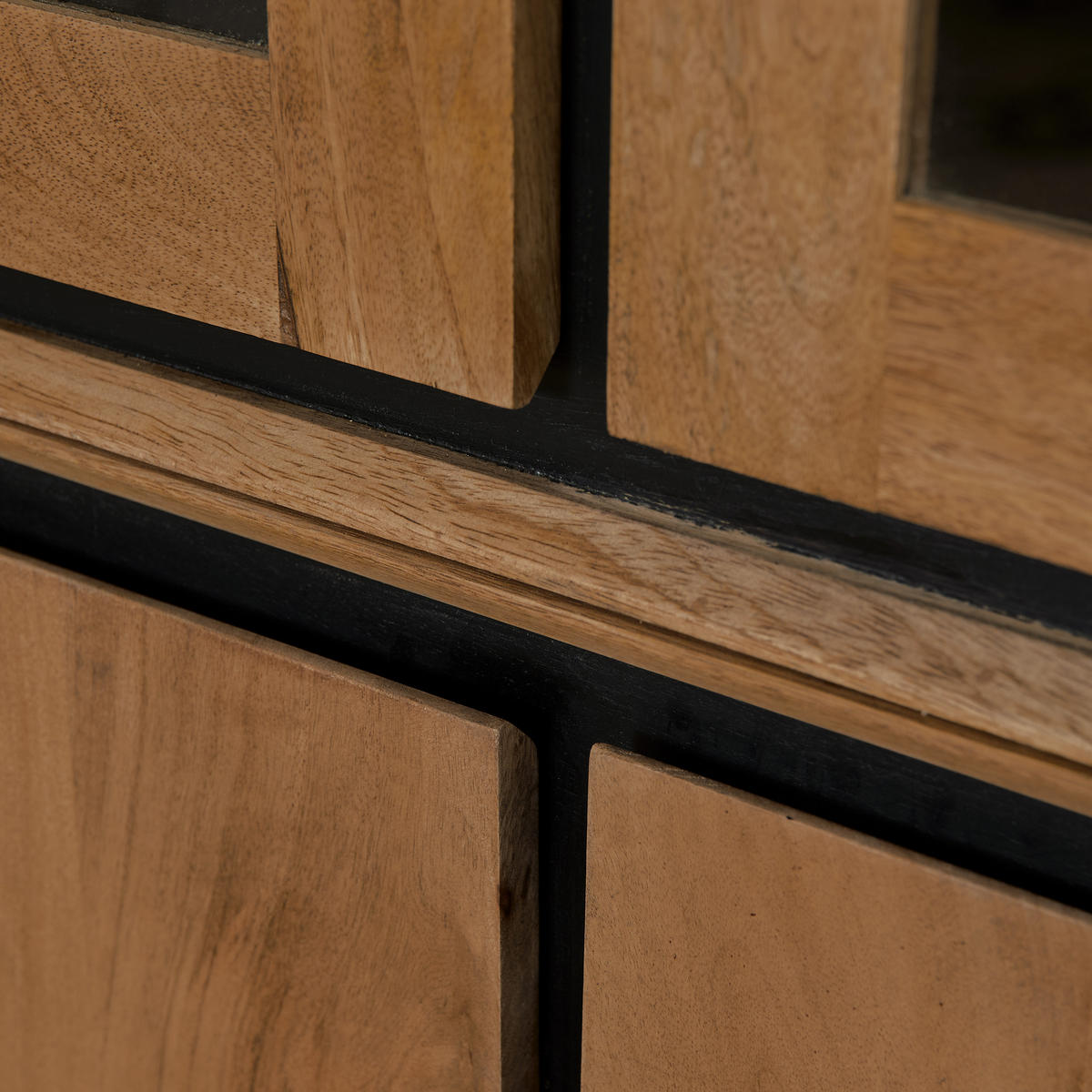 VITRINE RichWood Braun 45/160/200 cm - Braun, Holz (160/200/45cm) - Starfurn