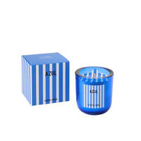 DUFTKERZE AZUL Blau - Blau, Paraffin (8/8.5cm) - J-Line