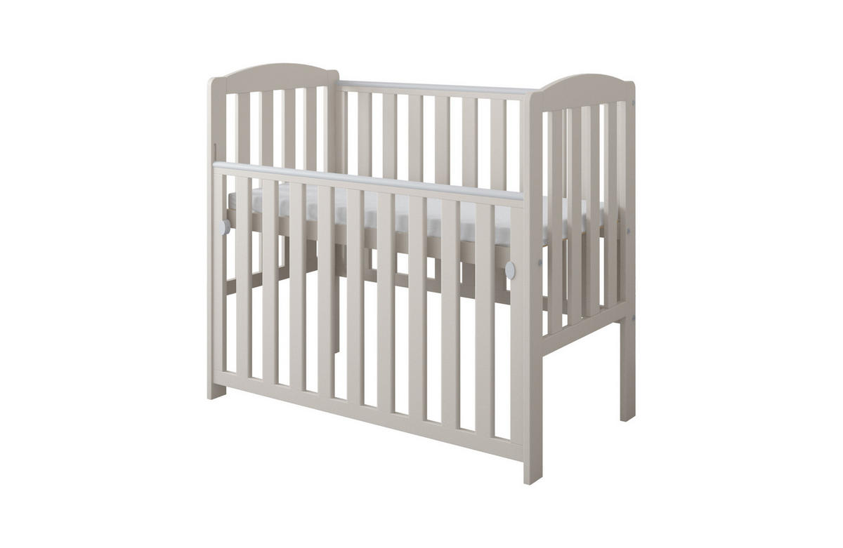 BEISTELLBETT Pino - Beige, Holz (50/100cm) - kiki design