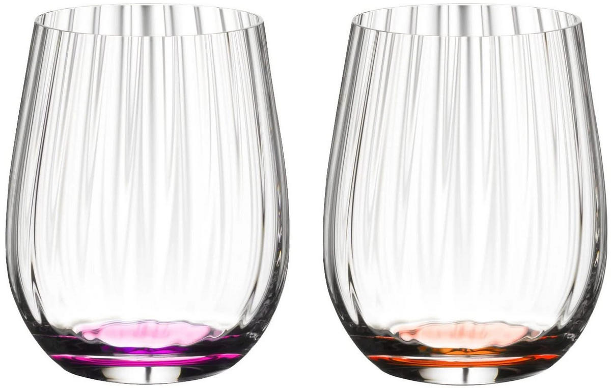 TUMBLER Collection Optical Happy O, 4er Set, Glas, 344 ml - Transparent, Glas (0.34L) - Riedel