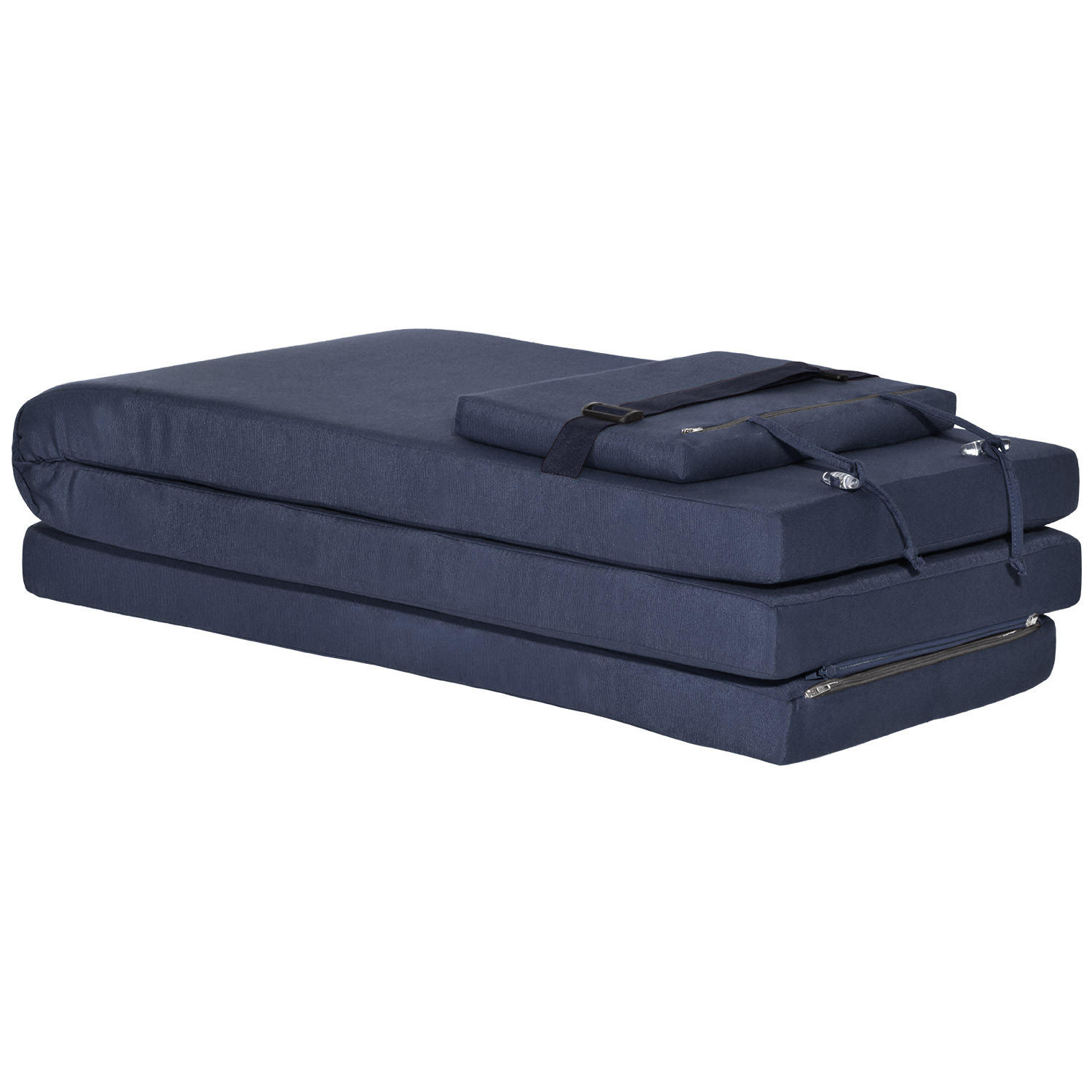DECKCHAIRAUFLAGE Loftlux DC 175/45/5 cm Dunkelblau - Dunkelblau, Textil (45/5/175cm) - Beautissu 