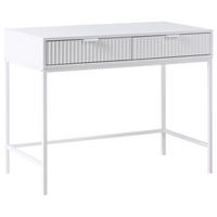 KONSOLENTISCH Weiß Adelaide - Weiß, Holzwerkstoff (50/77/100cm) - Beliani