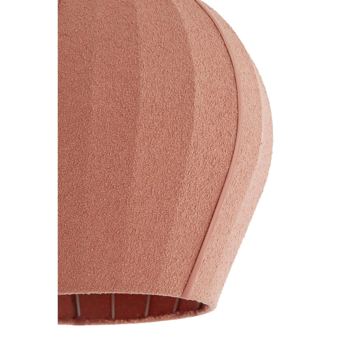 HÄNGELAMPE Zagori Rot 44/44/42 cm - Rot, Textil (44/44/42cm) - Light & Living