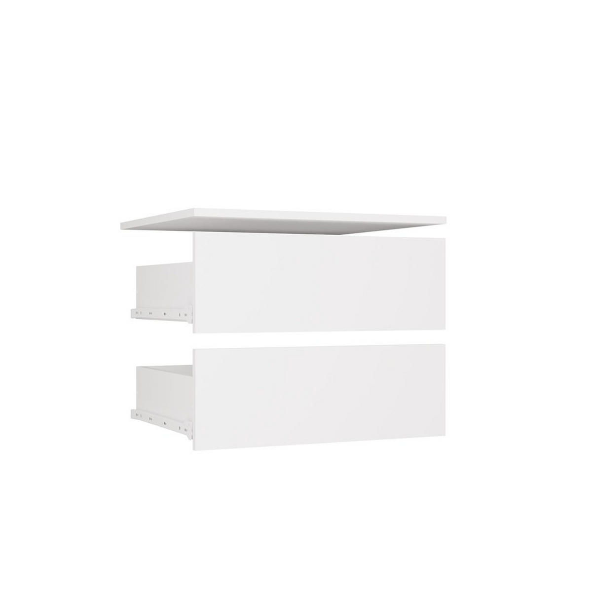 SCHUBLADEN Weiß 57/40/50 - Weiß, Holzwerkstoff (57/40/50cm) - RAUMHIRSCH FURNITURE