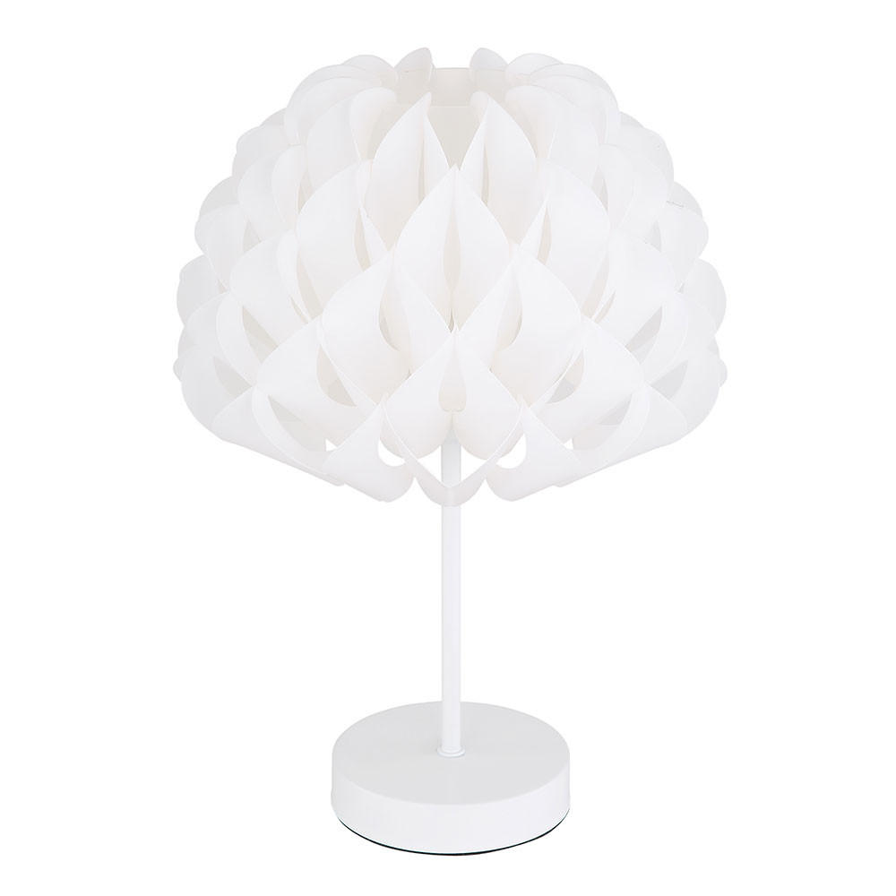 LED TISCHLEUCHTE Irene Weiß Metall - Weiß, Metall (25/25/35cm) - Globo Lighting