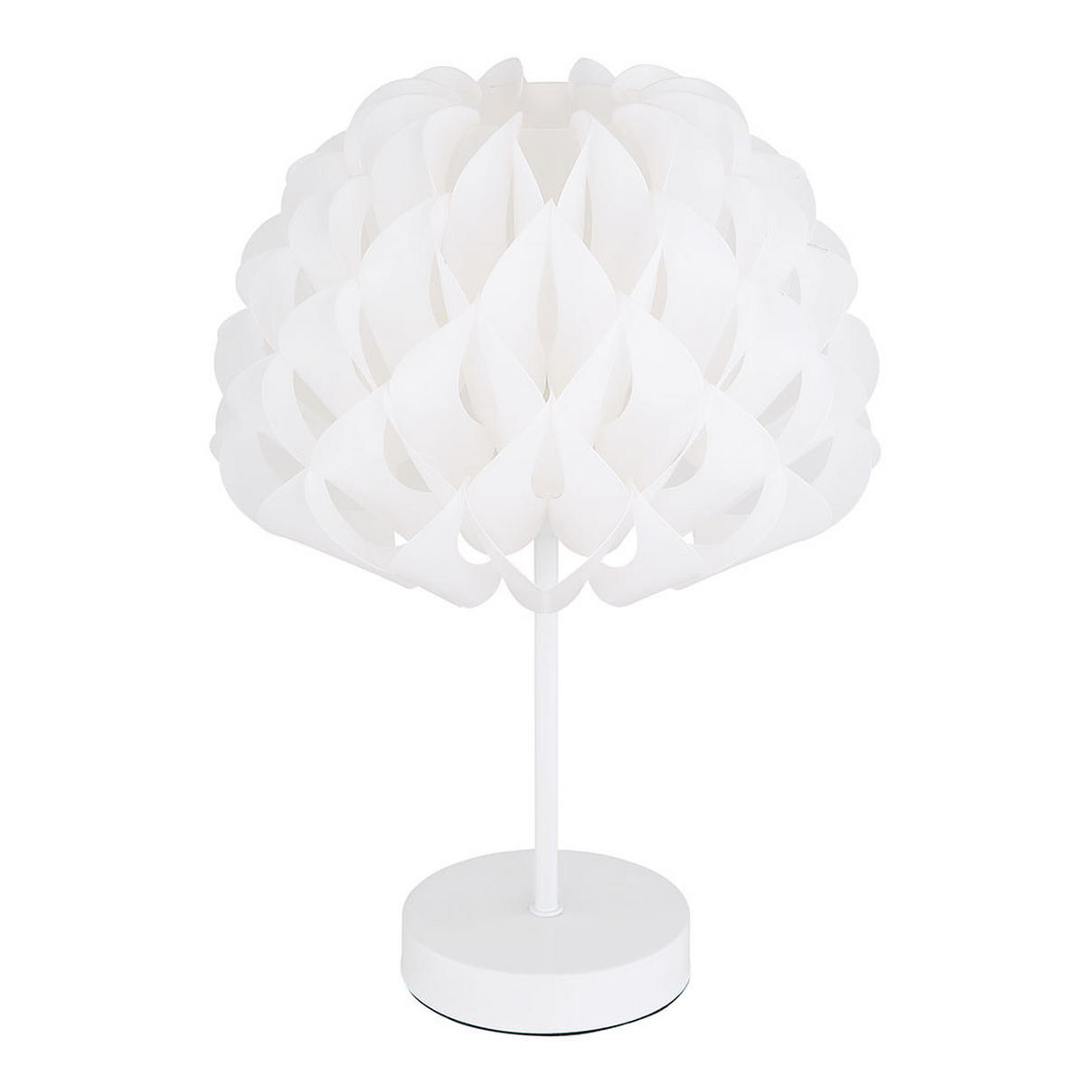 LED TISCHLEUCHTE Irene Weiß Metall - Weiß, Metall (25/25/35cm) - Globo Lighting