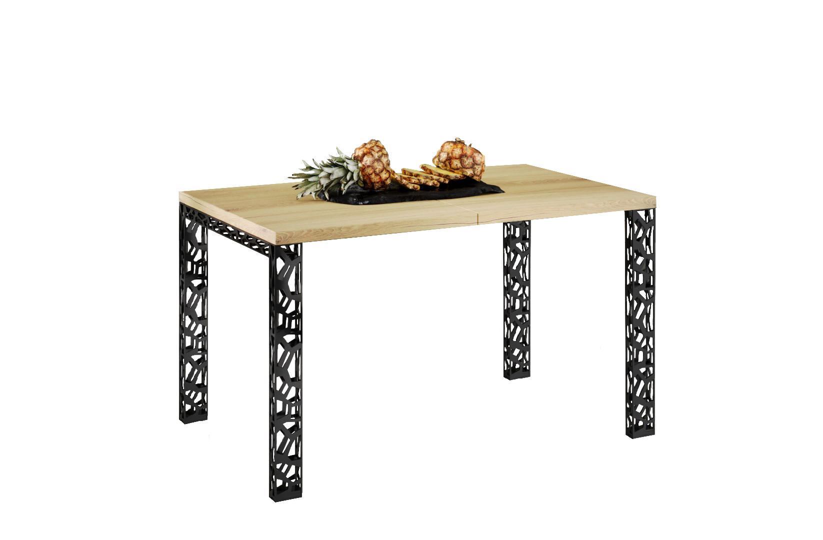 Endo-Moebel Esstisch Eiche 80x76x80 cm