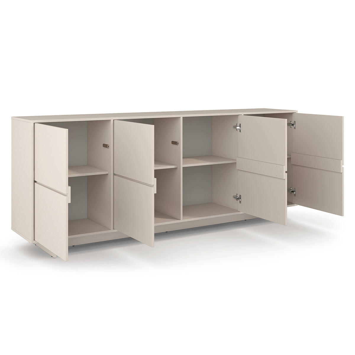 SIDEBOARD Tadao Kašmír - kašmírová, kompozitní dřevo (220.5/88/41.5cm) - Petits-meubles