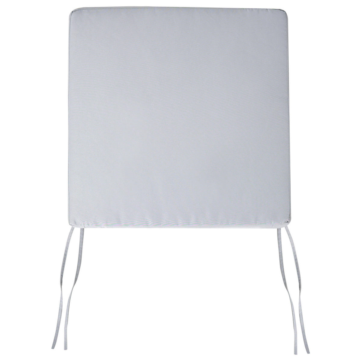 GARTENSTUHLKISSEN 8er-Set Hellgrau 46/46 cm Sassari Premium - Hellgrau, Textil (46/5/46cm) - Beliani