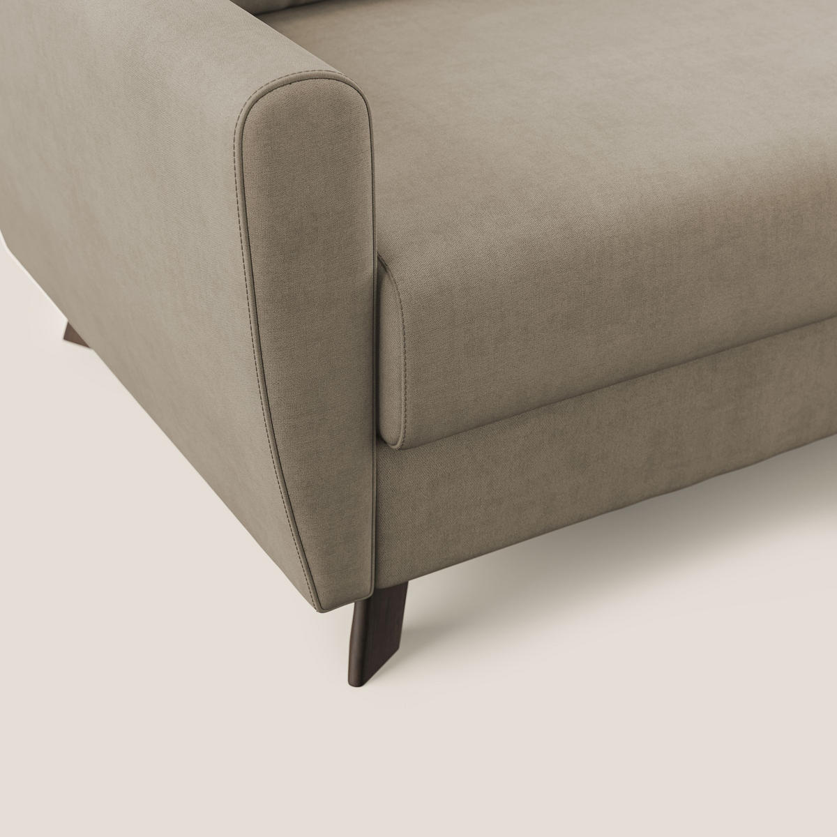 SCHLAFSOFA Callisto - Beige, Textil (168/97/96cm) - Divani.store