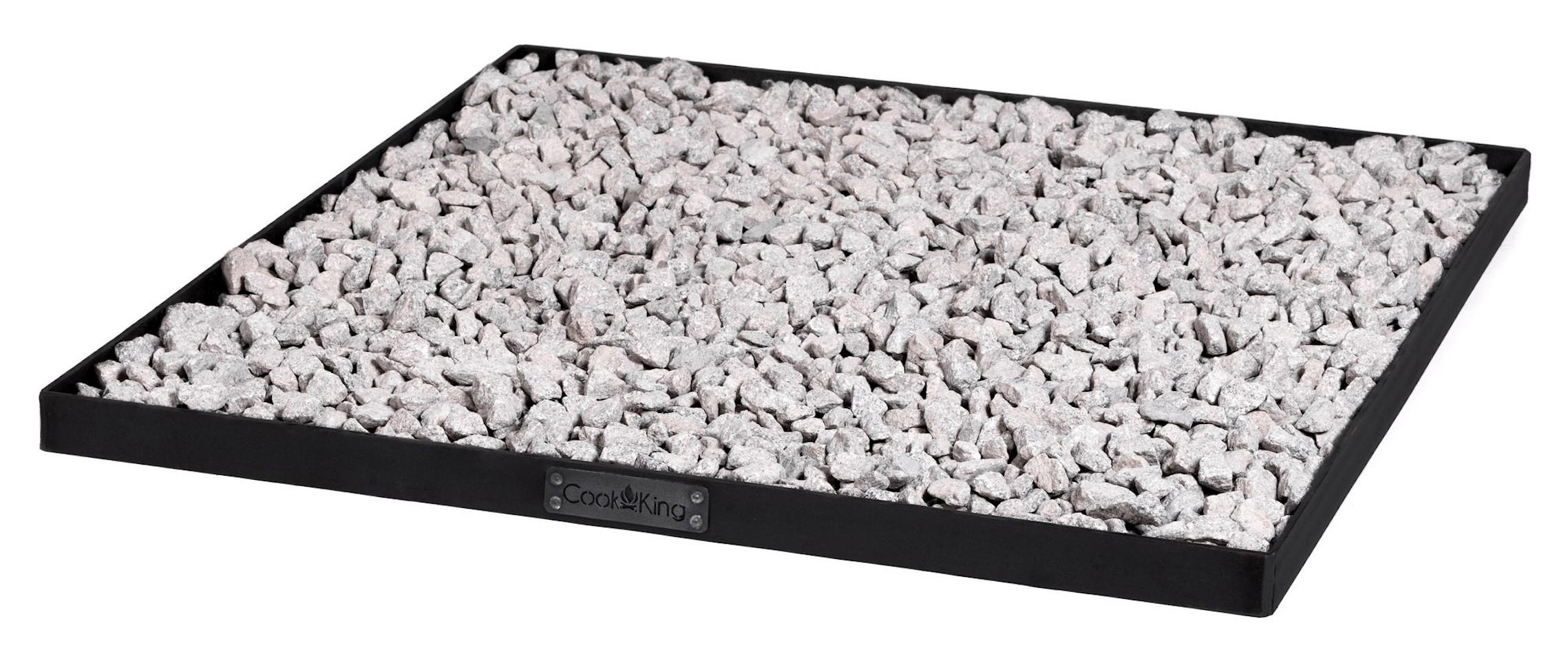 FEUERSCHALENBASIS für Dekosteine 60x60 cm, quadratisch - Rostfarben, Metall (60/60cm) - Cook King