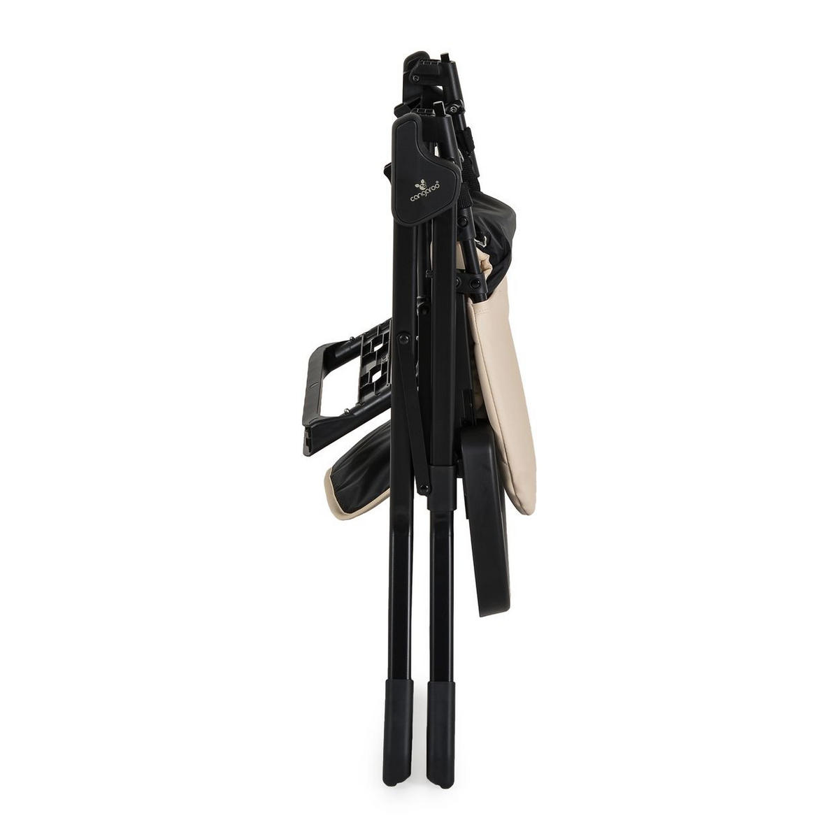 HOCHSTUHL Waffel beige Fußstütze verstellbar, zusammenklappbar, Gurt - Beige, Metall (60/105/71cm) - Cangaroo